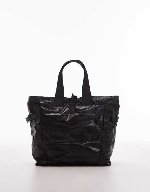 Rains - 14760 Sibu - Borsa shopping nera impermeabile, 3 di 4