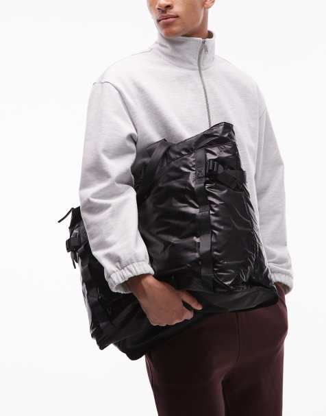 Rains - 14760 Sibu - Waterbestendige shopper tote tas in zwart - view 1