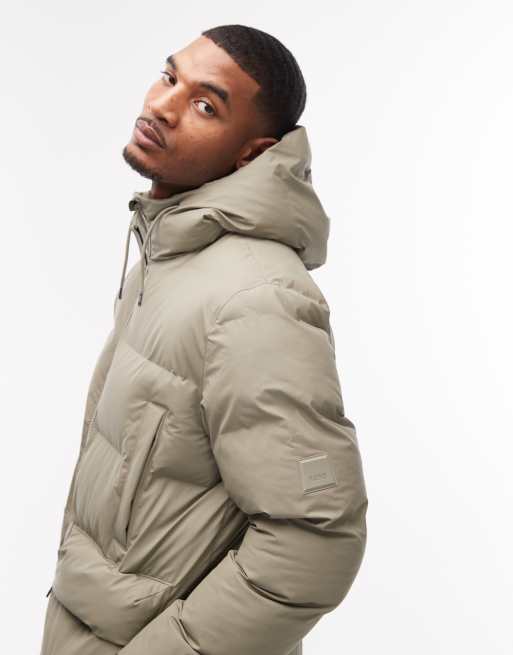 Rains 15210 Alta – Longline-Steppjacke in Blassgrün, 3 von 5