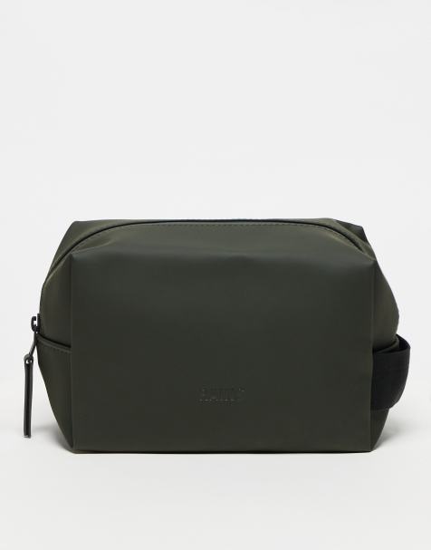 Rains 15580 unisex waterproof small toiletry bag in green - view 1