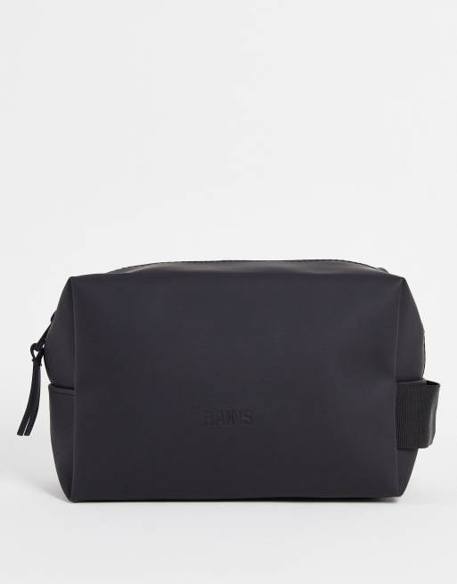  Rains 15580 unisex waterproof small wash bag in black