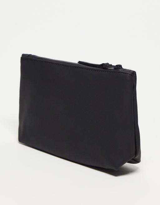 Rains - 15600 - Beauty-case impermeabile nero unisex, 3 di 4