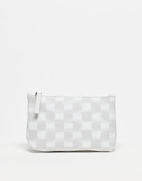 Rains - 15600 - Trousse impermeabile bianca a scacchi - view 1