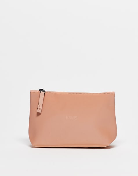 Rains 15600 waterproof cosmetic bag in peach - view 1