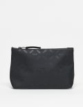 [Rains] Rains 15600 waterproof cosmetic bag with tonal logo in black One Size House