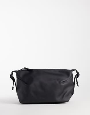 Rains Unisex Nero Hilo Wash Bag | Small Goods | | One Size - Immagine 4