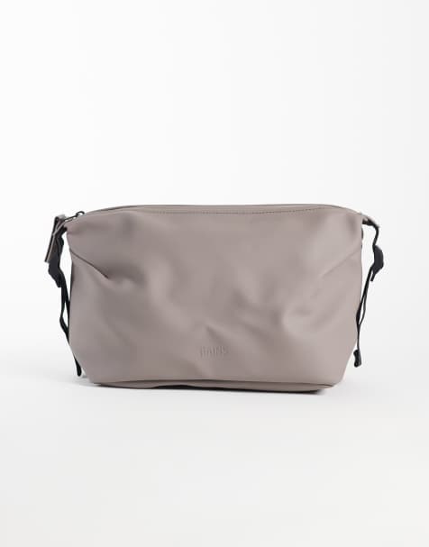 Rains 15630 Hilo waterproof wash bag in beige - view 1