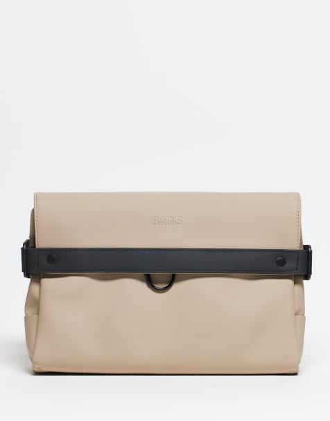 Rains 16480 OTG waterproof wash bag in beige - view 1