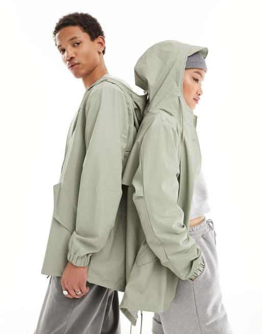 Rains fishtail parka sage online