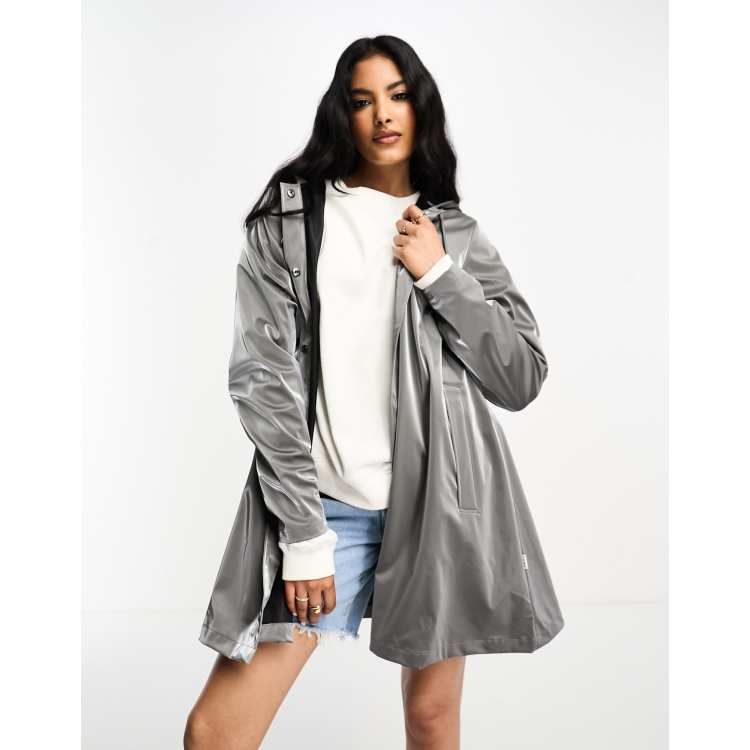 Rains store silver jacket