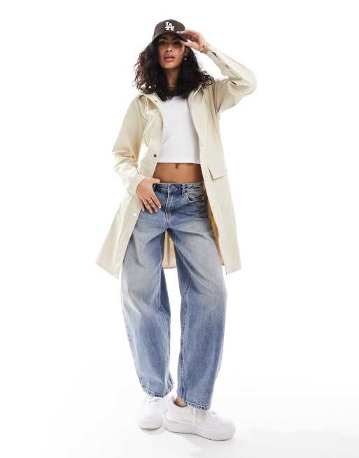 Rains - 18130 - Giacca impermeabile color duna con cintura