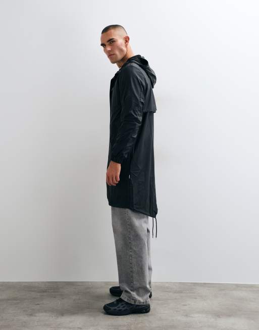 Rains 18140 fishtail parka in black , 5 of 5