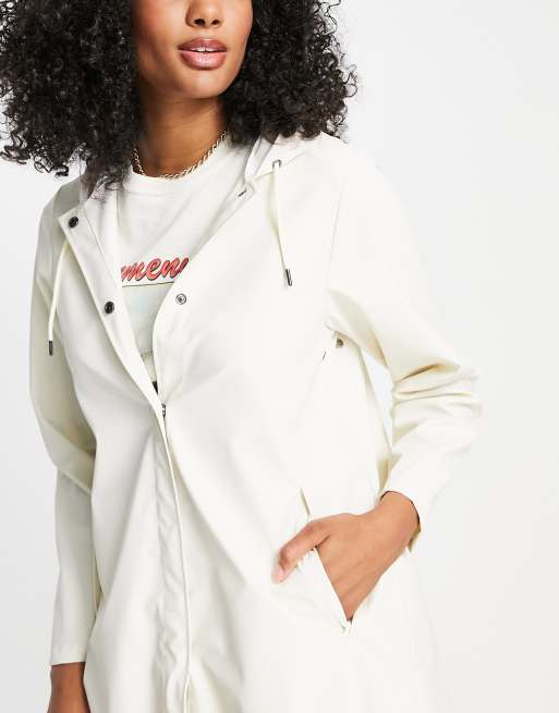 White waterproof cheap coat womens