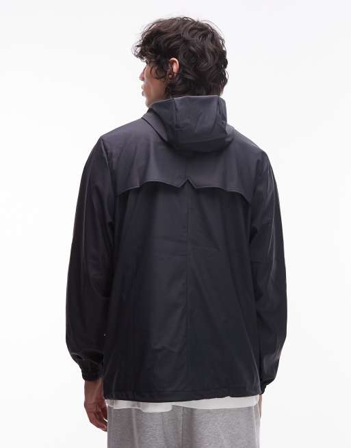 Rains - 18370 - Waterbestendig windjack met rits in marineblauw, 3 van 5