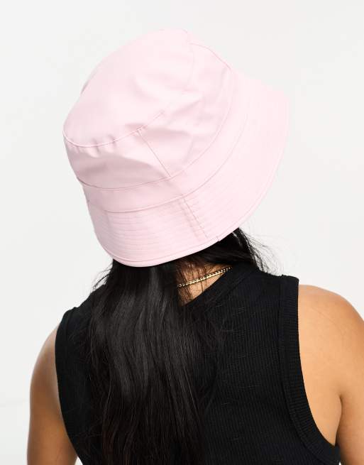 Rains 20010 bucket hat in candy pink | ASOS display picture 1