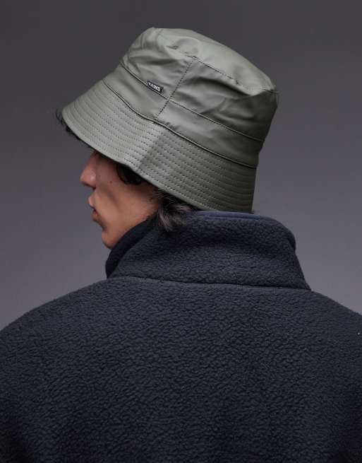 Rains 20010 waterproof bucket hat in green, 3 of 3