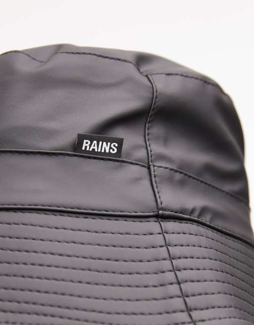Rains – 20010 – Wodoodporny czarny kapelusz typu bucket, 2 z 3