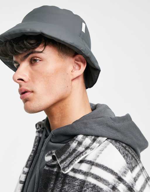 Rains 2019 padded bucket hat in slate gray | ASOS display picture 2