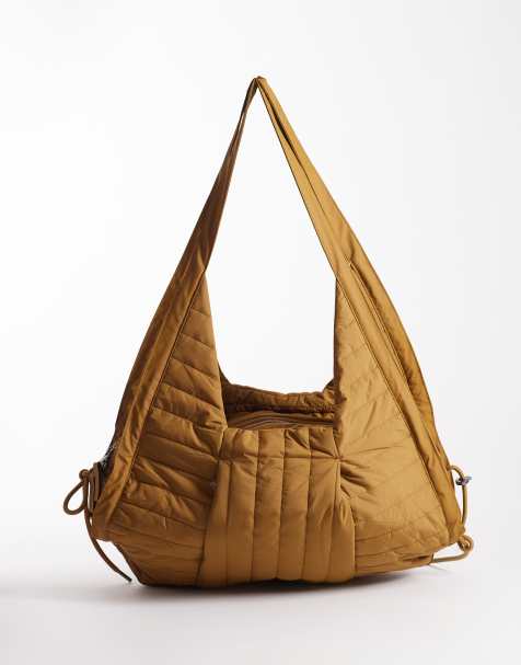 Rains - 21000 Koya - Waterafstotende gewatteerde crossbody schoudertas in bruin - view 1