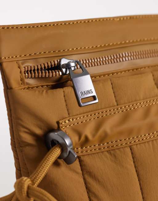 Rains 21010 Koya water repellent cross body bag in brown, 3 of 4