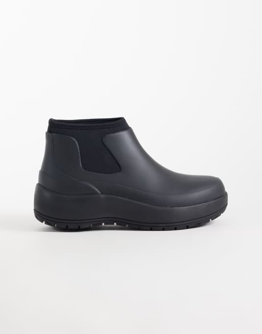 Rains 70310 stivale in gomma impermeabile mid dry nero, 4 di 4