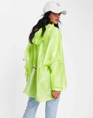 Anorak impermeabile ultra leggero verde lime Asos Donna Abbigliamento Cappotti e giubbotti Giacche Giacche a vento 