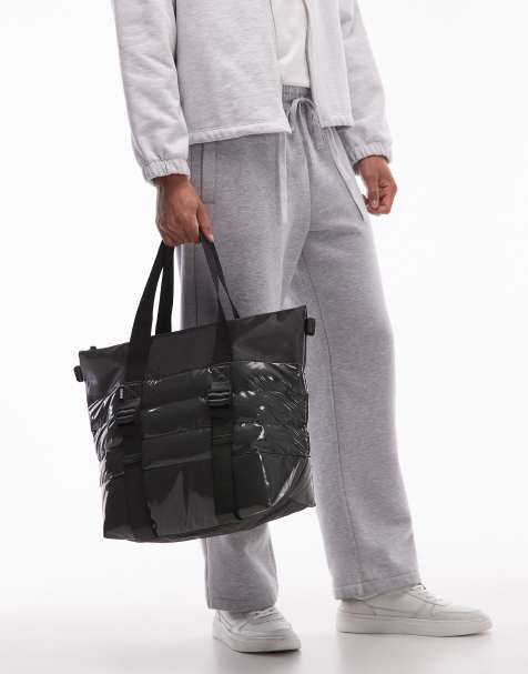 Rains - Bolso tote pequeño verde metalizado acolchado impermeable 14010 - view 1