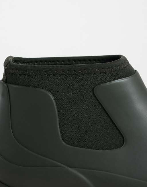 Rains - botín de goma impermeable mid dry en verde, 2 de 4