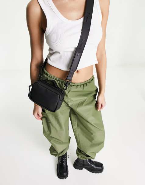 Rains Box micro cross body bag in black - view 1