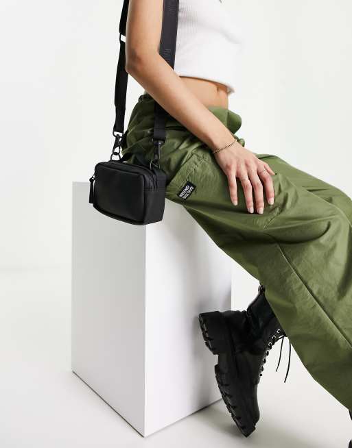 Rains Box micro cross body bag in black, 4 of 4