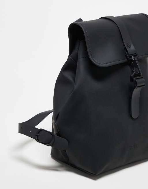 Rains Bucket unisex waterproof backpack in black | ASOS