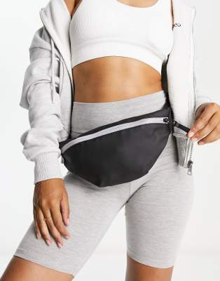 Rains bum bag mini with reflective detail in black | ASOS