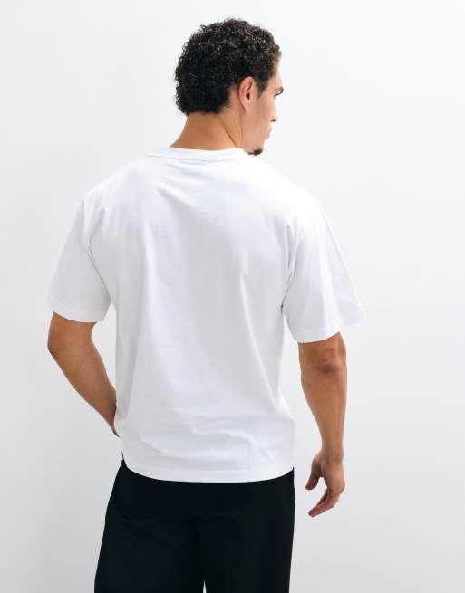 Rains camiseta relajada de manga corta con logo gráfico en blanco, 5 de 5