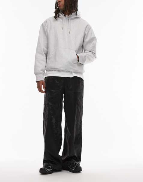 Rains cargo rain pants in charcoal - view 1