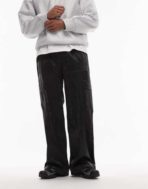 Rains cargo waterproof trousers in charcoal, 2 of 5