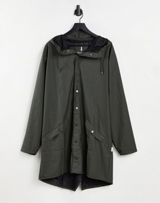 Rains waterproof jacket in black