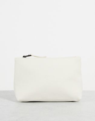 Rains cosmetic bag in off white