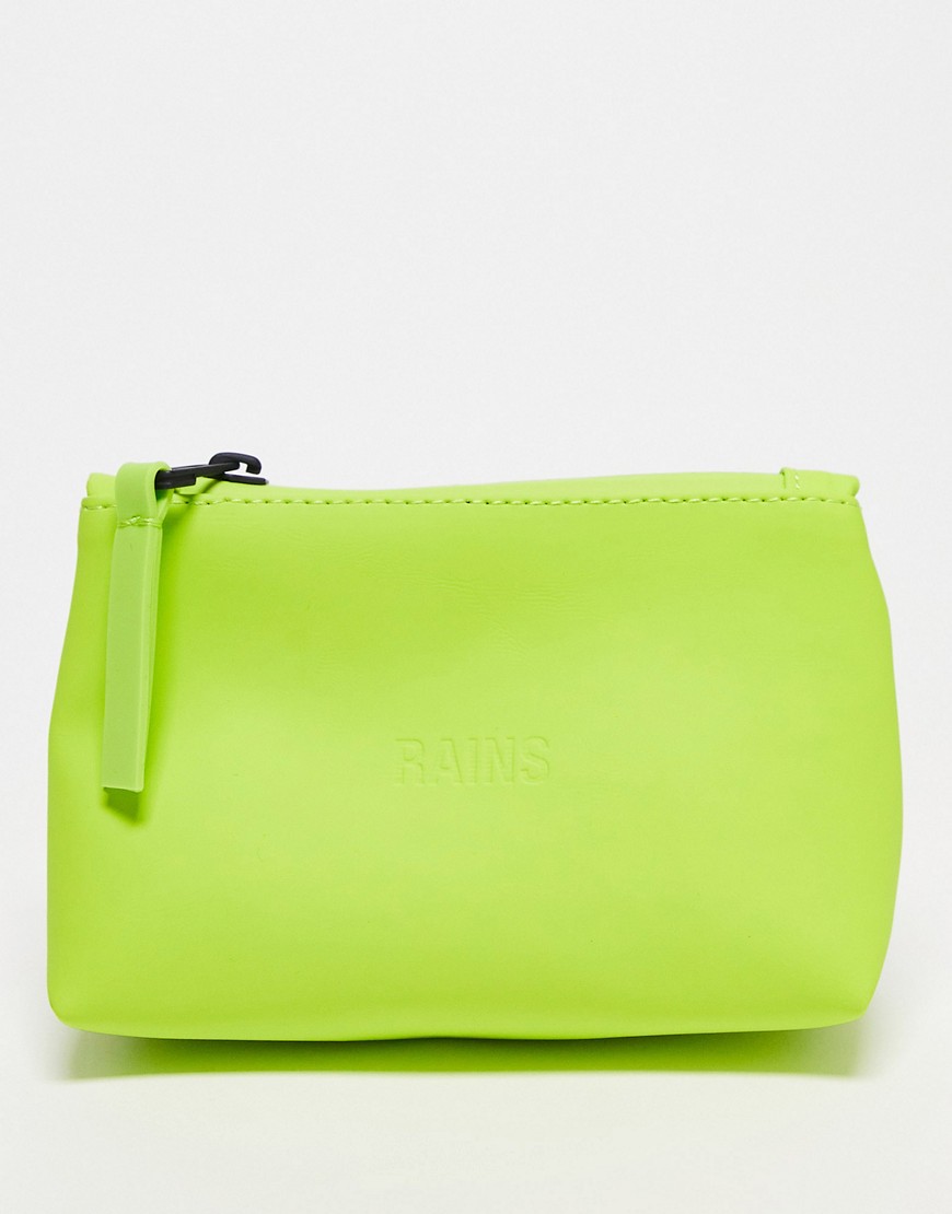 Rains cosmetic bag mini in lime-Green