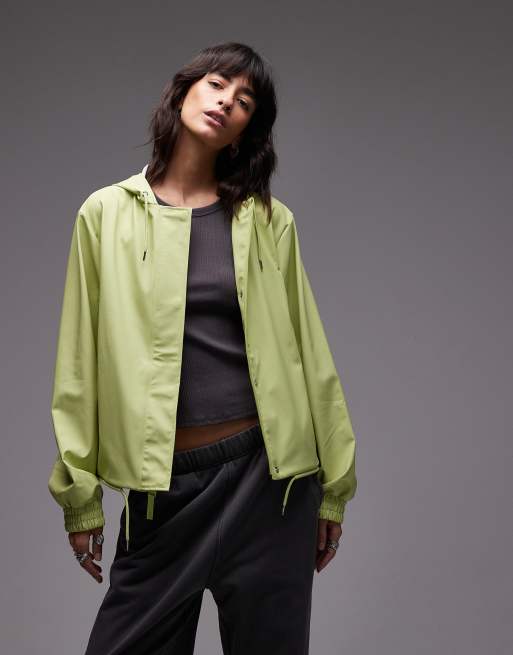 Rains - Giacca taglio corto giallo neon