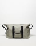 [Rains] Rains Hilo 36L waterproof weekend bag in light khaki-Green One Size Drift