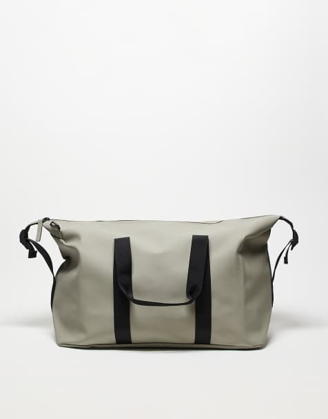 Rains - Hilo - Borsa weekend impermeabile color kaki chiaro da 36 l - view 1