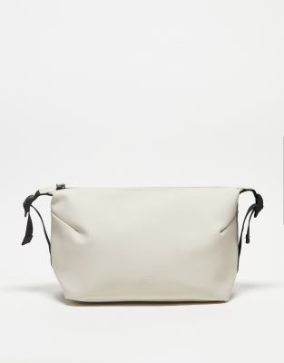 Rains Rains Hilo unisex waterproof wash bag in sand dune-Neutral