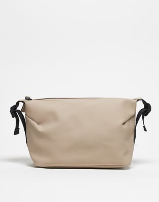 Rains Rains Hilo waterproof washbag in beige-Neutral
