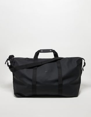 Rains Hilo waterproof weekend bag large in black