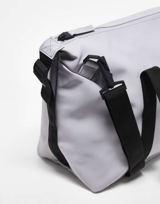 Rains - Hilo Weekend - Borsone piccolo unisex impermeabile color lilla-grigio selce, 4 di 4