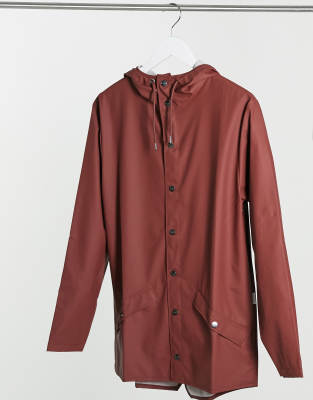 rains maroon jacket