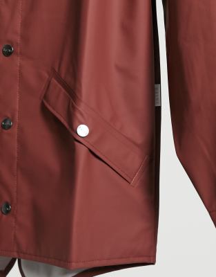 rains maroon jacket