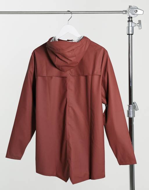 Rains store maroon jacket