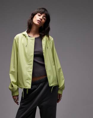 Rains - Kurze Jacke in Neongelb