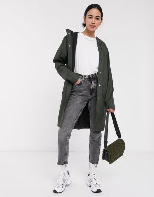 asos rains coat